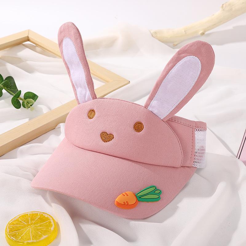 

Летние детские шляпы, Панамы с открытым верхом для мальчиков и девочек, Милые солнцезащитные шляпы для улицы, Дышащие детские солнцезащитные шляпы kids розовый