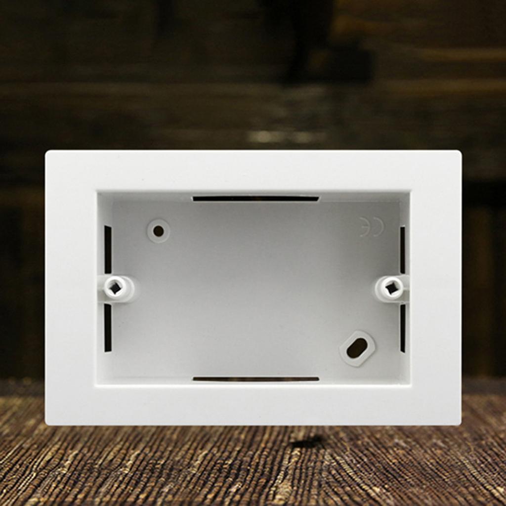 Multifunction Electrical Junction Box US Style SurfaceMount Box Plastic Enclosure Simple Installation for Household