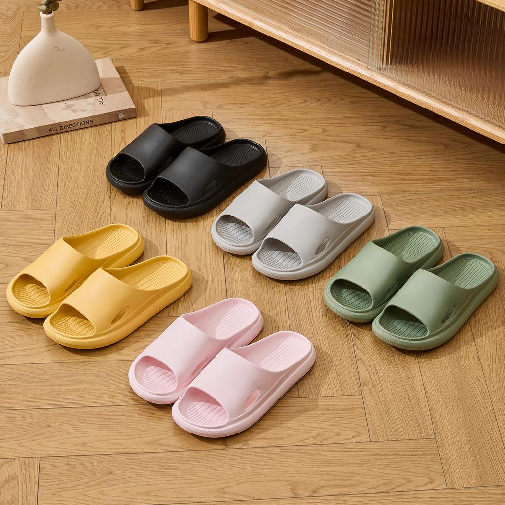 Non-slip Women Thick Bottom Home Slippers Lightweight Casual Slides Comfortable Men Slippers