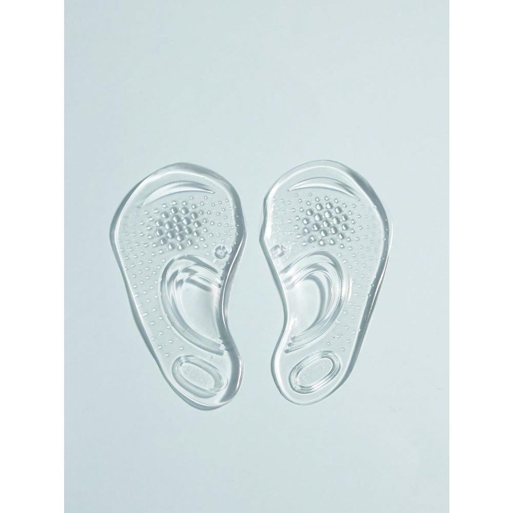 2pcs Self-Adhesive Silicone Arch Forefoot Pad, Half Insert, Non-Slip Pad
