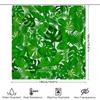 Green Palm Leaves Shower Curtain Waterproof Bathroom Decor For Home Decoration 69X70 Inches Green