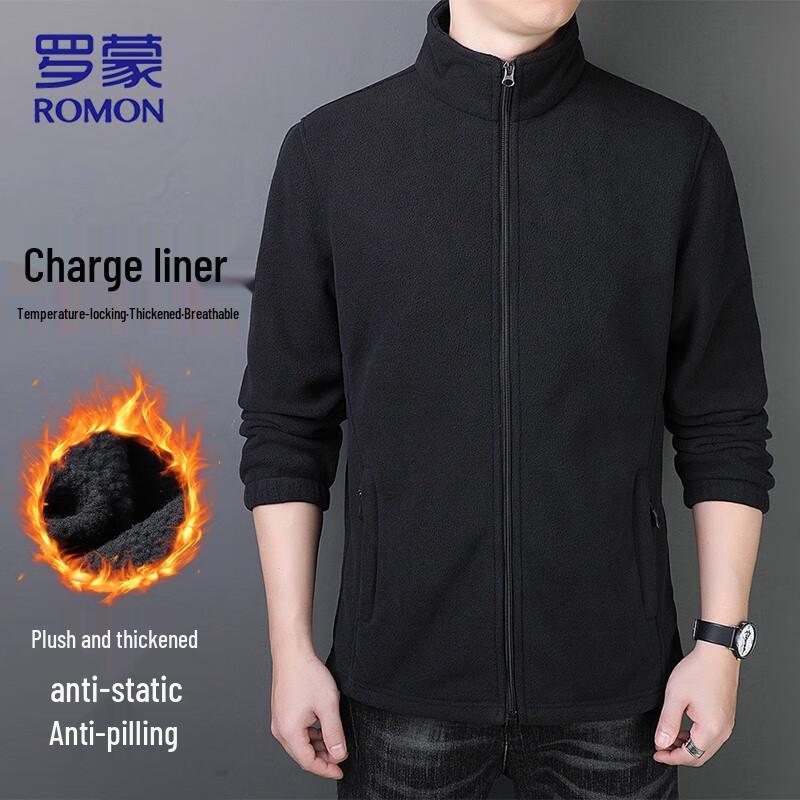 ROMON Men's Thickened Fleece Liner Jacket