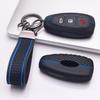Silikon-Schlüsselabdeckung Schlüsselanhänger für Ford 3-Tasten Smart Key, Passend für Ford Focus Mondeo Kuga Escape Galaxy C-Max S-Max, Stoßfester Schlüsselanhängerhalter