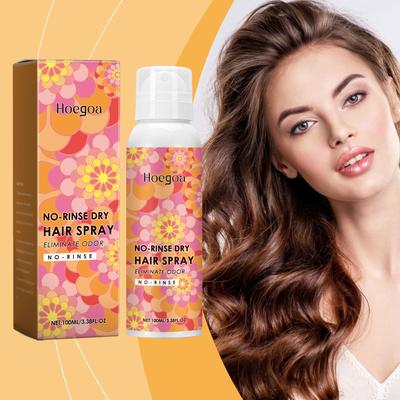 Wash-Free Dry Hair Spray Keep Hair Fluffy Fresh Remove Odor Not Greasy Oil Restore Luster Cleaning Scalp Like Washed Hair Spray