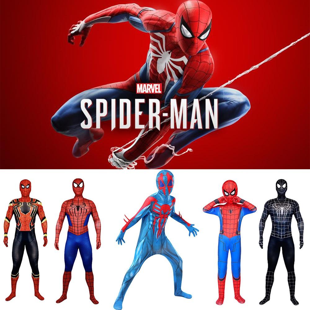 Spider-man No Way Home Amazing Iron Black Cosplay Costume Suit For All Ages