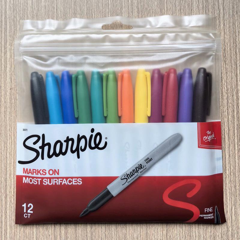 Sharpie Metallic Oil-Based Waterproof Marker Set: Gold, Silver, Black