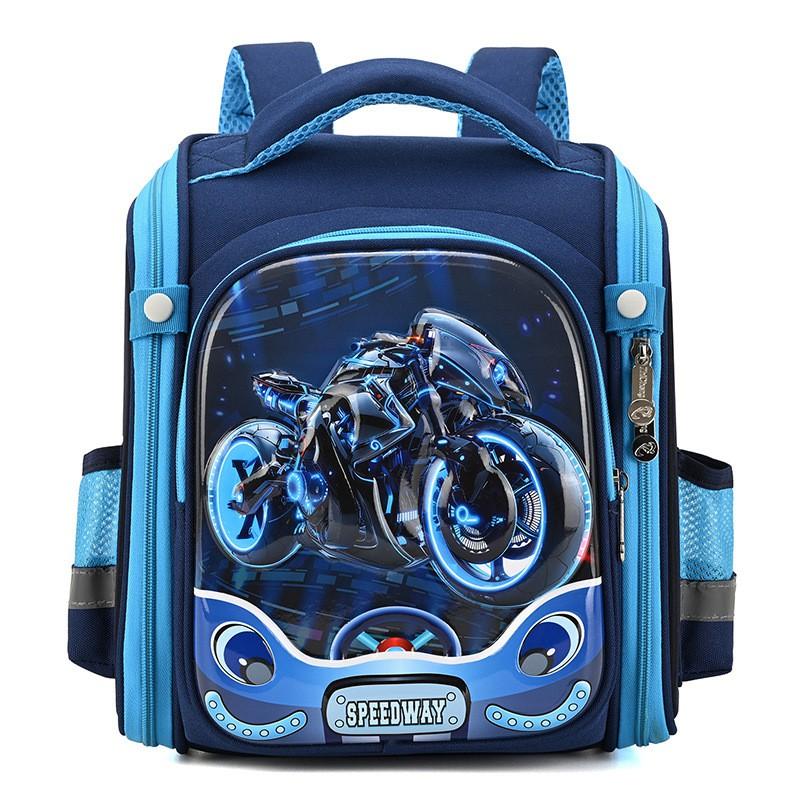 Kids Spider-Man Backpack School Lightweight Oxford Fabric Breathable Padded Straps Reflective Safety Trim Unisex Design