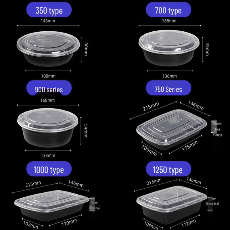 Handun Disposable Thickened Lunch Containers