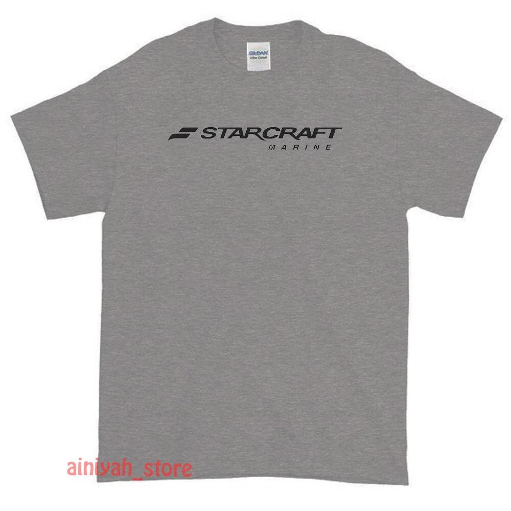 New Starcraft Marine Boats Logo Men s Funny T shirt USA Size S-XXL 4XL