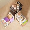 Movable Storage Rack for Yoga Mats, Fitness Gear, and Badminton Equipment