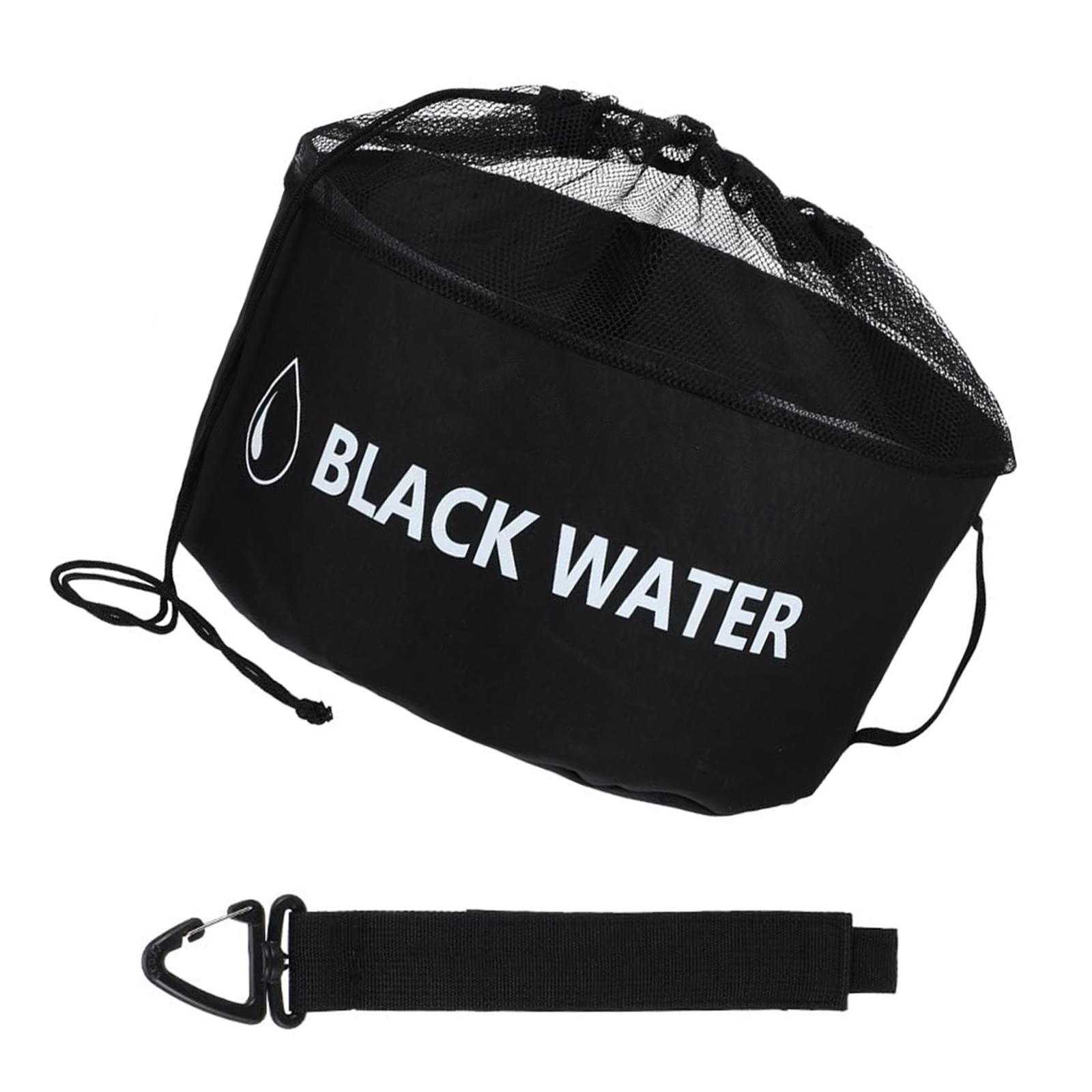 

Campers Water Hose Cable Storage Organizer With Color Divided Compartments Waterproof Cloth Breathable Mesh Design чёрный