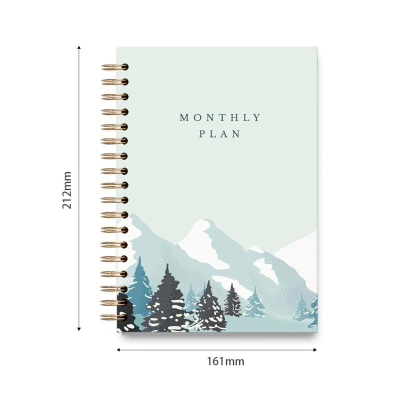 2022–2023 Plánovač Kniha Plán Měsíční týdenní Plán Kniha Červenec 2022–červen 2023 S 12 oddělovacími stránkami