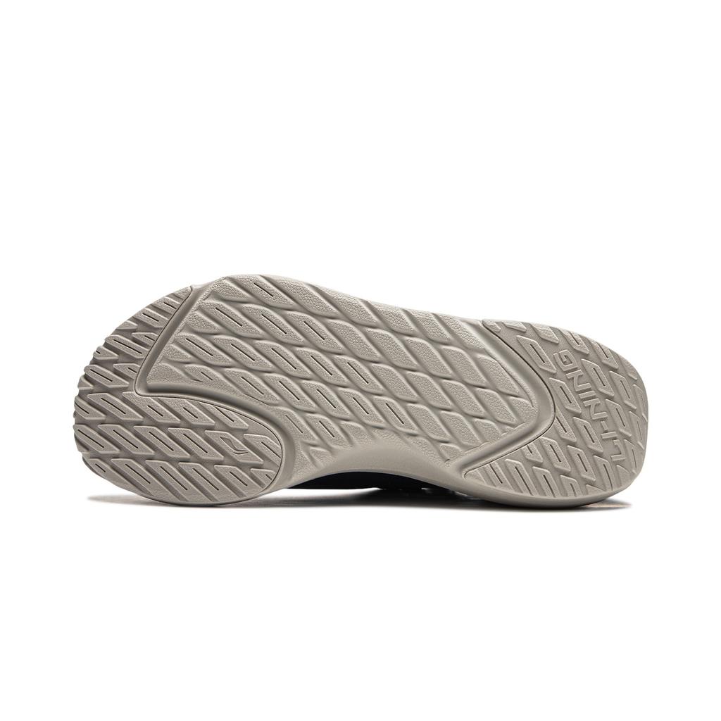 New LiNing Cushioning Anti Slip Wear Resistant Breathable Lightweight Rebound Low Top Casual Shoes Men's Blue Gray AGLU275-2