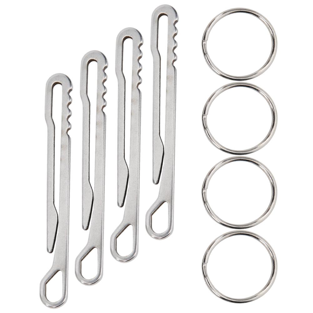 Outdoor Equipment EDC Tool Money Clip Carabiner Quick Hanging Accessory with Keyring