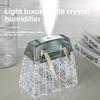 Bag Shaped Crystal Humidifier USB Rechargeable Humidifier Colorful Atmosphere Night Light Silent Humidifier