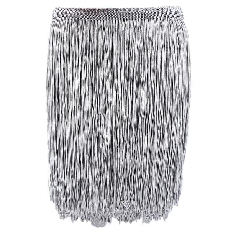 10yard/lot 15cm/20cm/30cm Polyester Tassel Lace Fringe Trimming Latin Dance Clothing Accessories DIY Curtain Decoration JK142