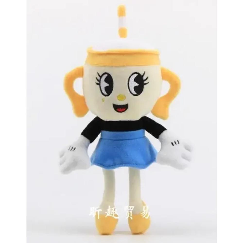 

25 см Приключенческая игра Cuphead Мягкие игрушки Mugman The Devil Legendary Chalice Мягкие куклы Мягкая подушка Детские рождественские подарки