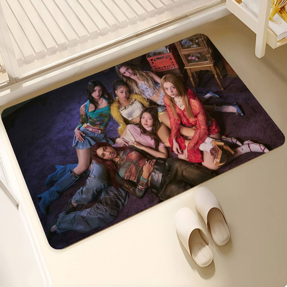 Kpop Band K-KatseyeS Room Mats Nordic Style Home Doormat Bathroom-Toilet Mats Bedroom Hotel Decor Mat