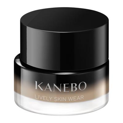 KANEBO Lively Skin Wear II 240 Ocher C Serum Odwracalny Nawilżający Podkład, Len, SPF4/PA+, Podkład w Kremie, Krycie, Długotrwały Blask,