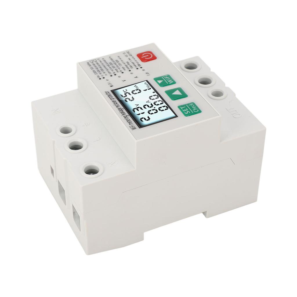 Smart WiFi Circuit Breaker Over Under Voltage Leakage Lightning Protector with Power Count AC230 50 Or 60HZ 1A to 63A