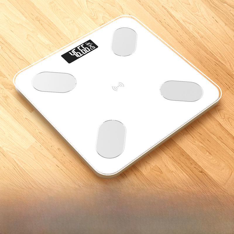Smart USB Rechargeable Body Weight & Fat Scale for Home Use