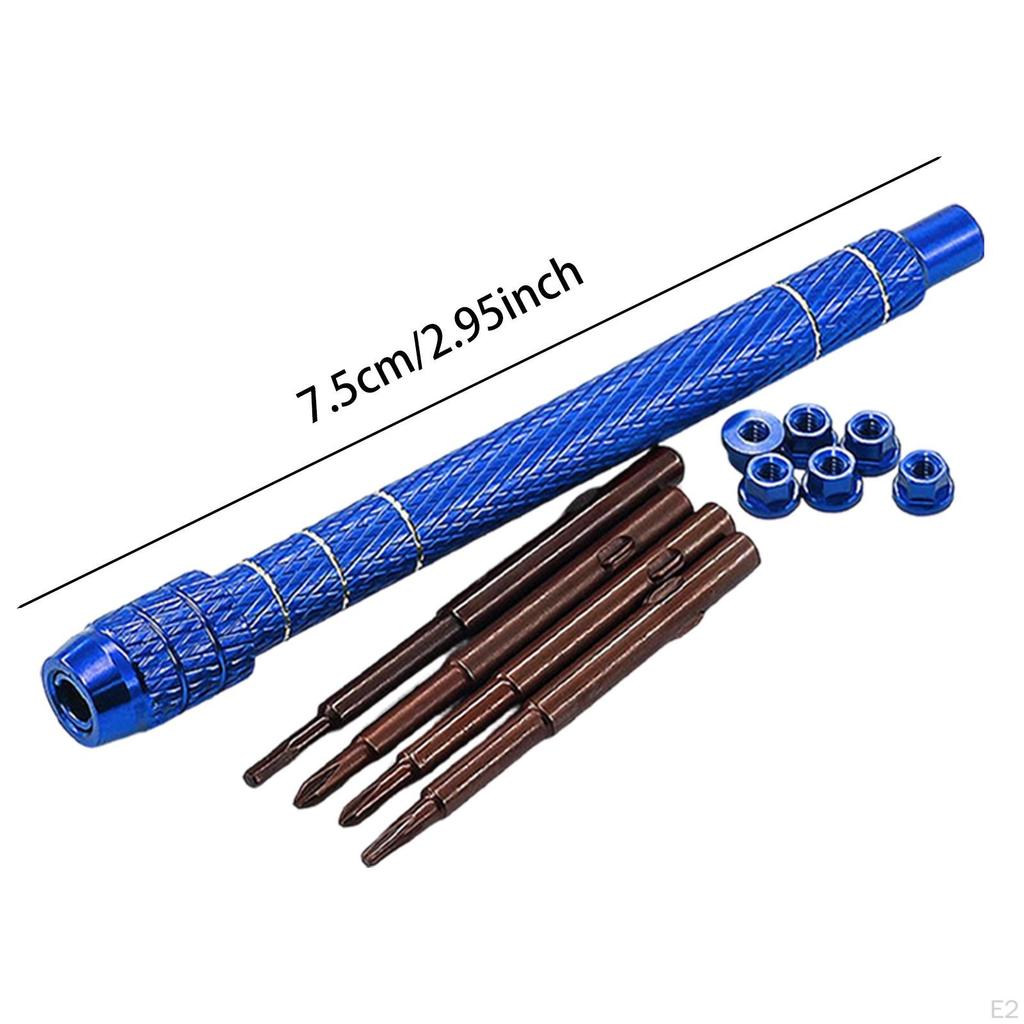 RC Car Screwdriver Tool Accessories Attachment Aluminum Alloy Kit for 1/30