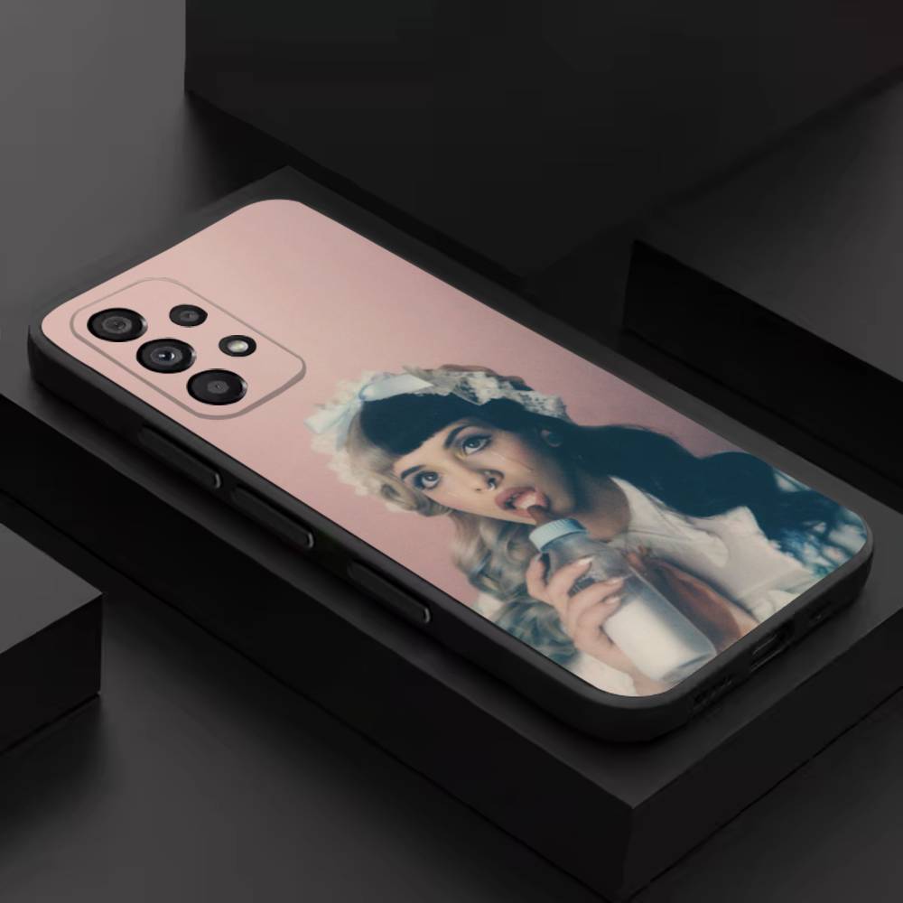M-Melanie Martinez P-Portals Für Samsung S 26,25,24,23,22,30,21,10,9,Ultra,Plus,Lite,FE,4,5G Handyhülle Schwarze Weiche Hülle