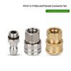 M14 X 1.5 Male Female Quick Connector Set Leak Proof Rust Resistant For Pressure Washer Garden Irrigation