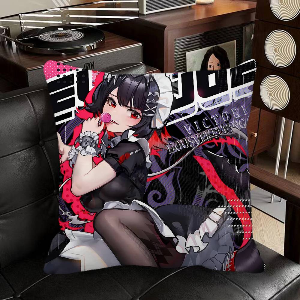 Ellen Joe Zenless Zone Zero Game Pillow Case Square Pillow Bedroom Sofa Leisure Comfort Cushion Car Home Decoration