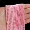 2 3 4mm Natürliche Facettierte Citrin Fluorit Amethyst Steinperlen Runde Mineralperlen Für Schmuckherstellung DIY Armband Zubehör
