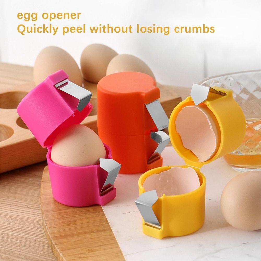 Portable Egg Shell Opener Tools for Raw Eggs Multifunctional Eggs Breaker Separator for Cooking Camping Kitchen Gadgets