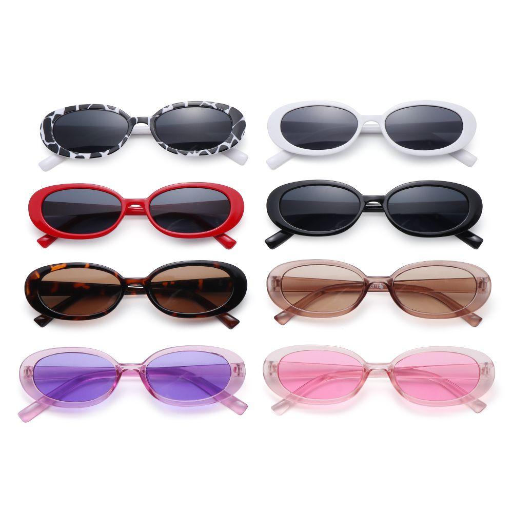 New Vintage Small Frame Sunglasses For Women Men Fashion Oval Frame Sunglasses Retro Uv400 Sun Glasses Shades