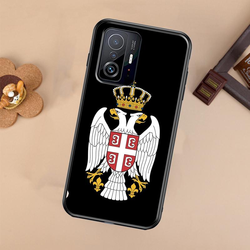 Serbia Flag For POCO X5 X4 X3 F5 Pro M4 M5s F3 F4 GT C40 Phone Case For Xiaomi 12T 11T 13 Pro 12 Lite
