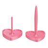 Supporto Porta Gomitoli per Lavorare a Maglia e all'Uncinetto Porta Gomitoli a Forma di Cuore Filatore Previene l'Aggrovigliamento Rosa