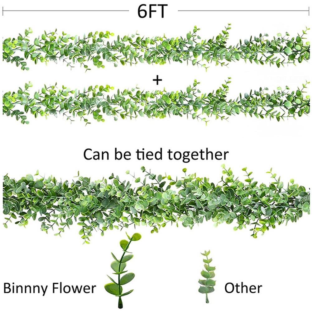 Garland Artificial Eucalyptus Vine Greenery Home Office