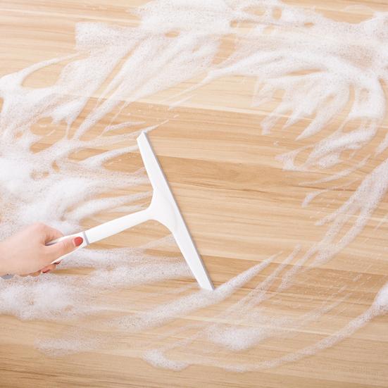 Glass Wiper with Hanging Hole Convenient Storage Ergonomic Handle Comfortable Grip Window Squeegee T-Shaped All Purpose Glass Door Shower Squeegee