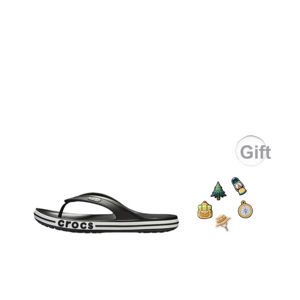 Crocs Crocband Bayar Rutschfeste Flip-Flops Unisex-Schuhwerk Schwarz 205393-066