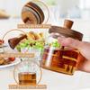 Wooden Honey Dipper Honey Pot Lid Honey Dispenser Easy To Clean Honey Jar Dipper Set  Syrup