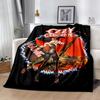 Ozzy Osbourne Dragon Artwork Customize Your Name Blanket Throw Personalized Blanket Comfortable Versatile for Picnics Living Room Office Chair Bed