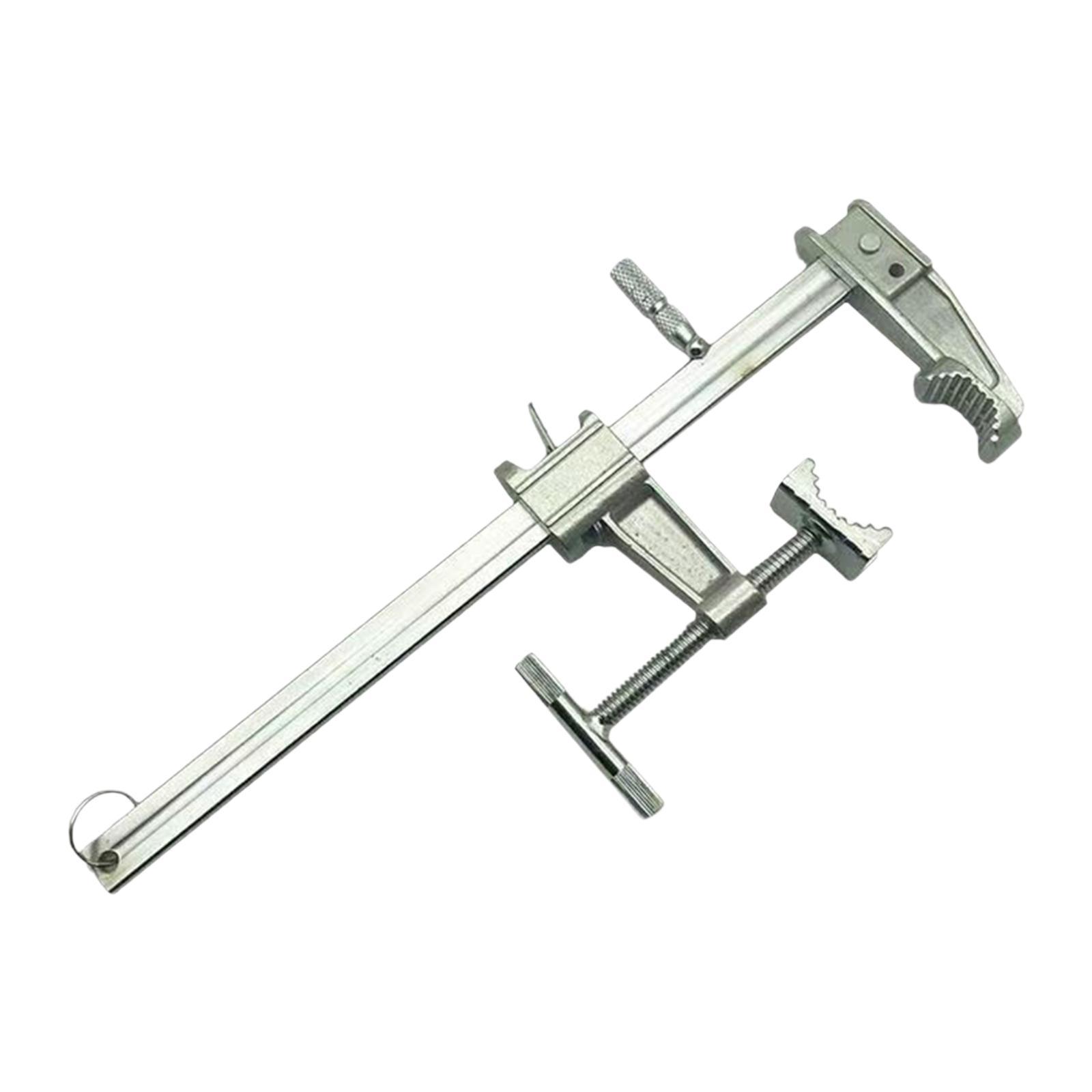 

Clamp-on Rod Holder Sturdy Rust Resistant Clamp Opening 28cm Portable Support Holder for Bridge Beginner Boat Deck Canoe Kayak