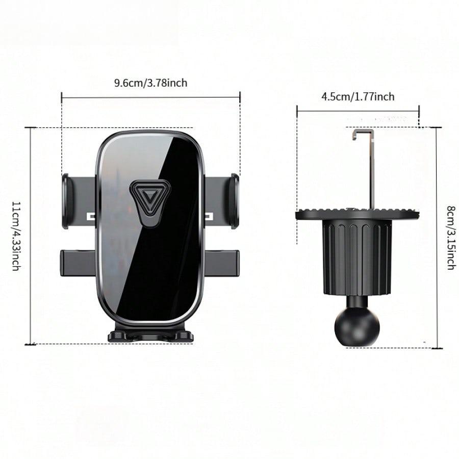 Car Phone Holder, 360-Degree Rotating Rearview Mirror Panel Phone HolderSuitable For Phone And Dashboard Mounting Not Waterproof