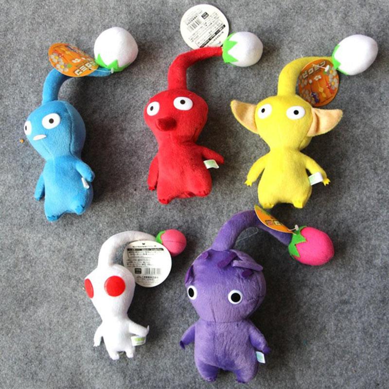 3 5 Pcs Cute Plant Spirit Plush Toy Set With Flower Leaf Bud Soft Doll Gift For Kids Fans Birthday