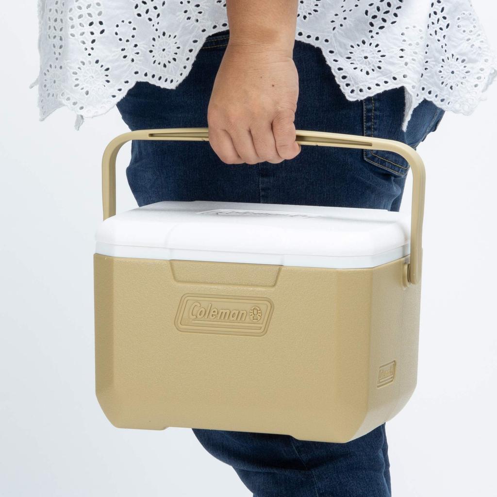 COLEMAN Take 6 Ideal for Sports Cherry Blossom Club Lunch and Other Outdoor Durable and Powerful Heat Cooler, 4.7L, Sand, 2000036683. Fishing, Days,