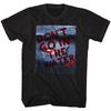 Jaws 70's Thriller Movie DON'T GO IN THE WATER Shark Deep Blue Sea Men's T Shirt
