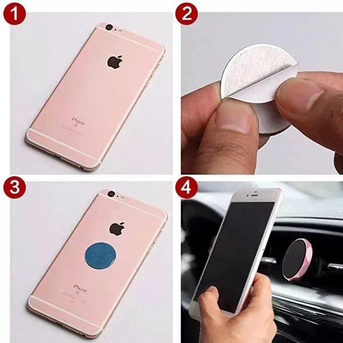 1/5/20PCS Sticker Metal Plate disk iron sheet for Magnet Mobile Phone Holder For Magnetic Car Phone Stand Holder Not Magnetic