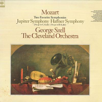 LP Record GEORGE SZELL THE CLEVELAND ORCHEST  Mozart  Two Favorite Symphonies   N 13AC792 CBS SONY Japan Classical Used