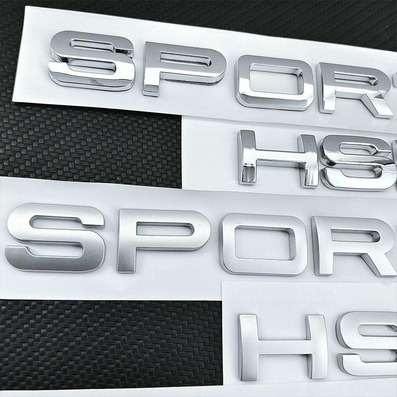 AAYT1 3d ABS Letters SPORT HSE Logo Car Rear Trunk Emblem Badge For Land Range 2014 2006 2009 2018 Sport HSE Sticker Accessories