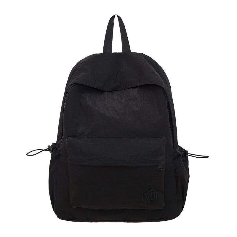 School bag Korean version ins high value backpack early high birth girl casual simple commute versatile large capacity