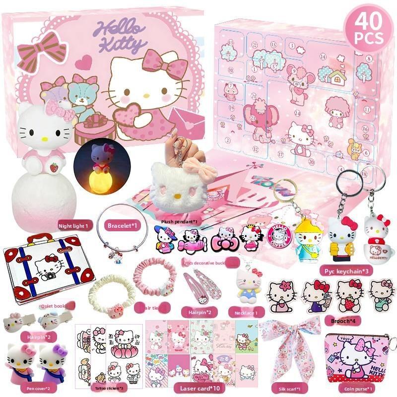 Calendrier de l'Avent Compte à Rebours 24 Jours de Noël Boîte Surprise Aveugle Jouet en Plastique Pour Enfants et Collectionneurs