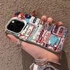 The new model is suitable for iphone17 mobile phone case Apple 15promax/14/13pro/12 trendy cool English 16